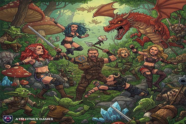 Dimension 20's WWE Stars Smash in Myth RPG Adventure